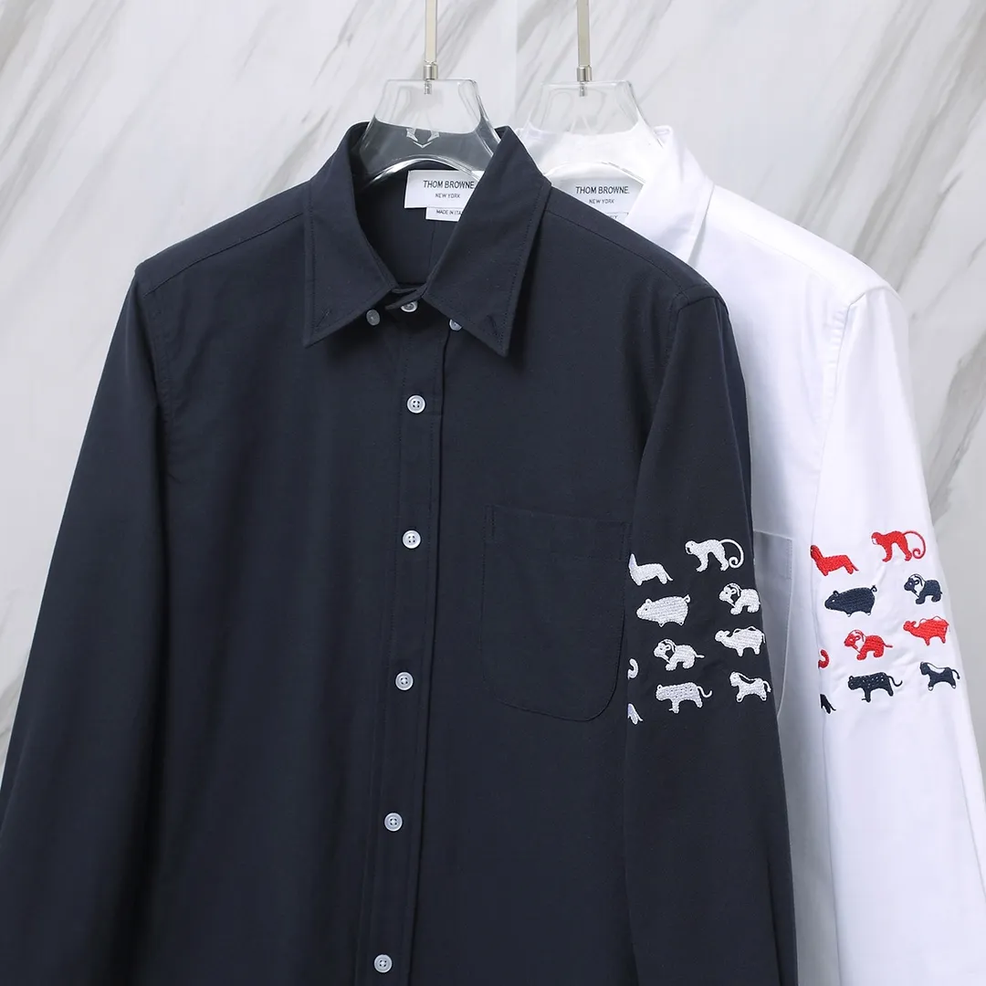 ：993 （TB ） THOM BROWNE .TB Classic 100% Factory Quality Same Style TB TB + + ：White/Navy Blue Size：0/1/2/3/4